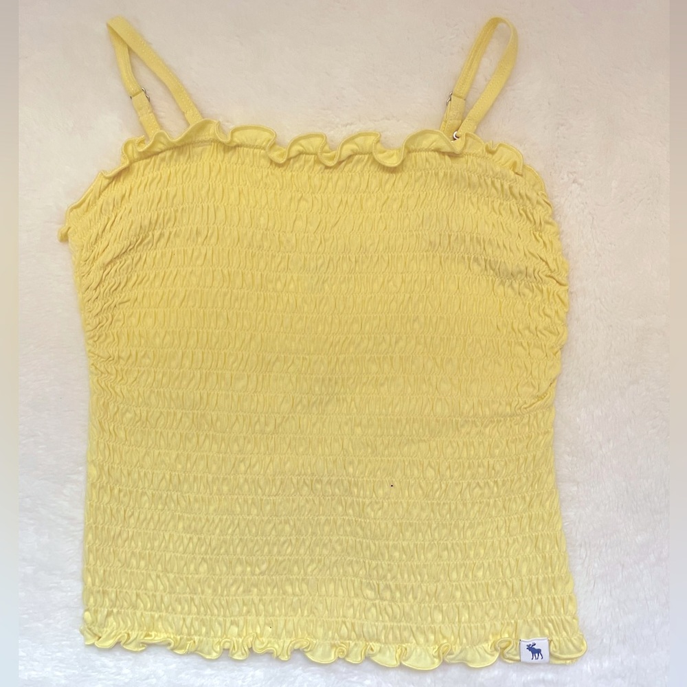 Abercrombie kids girl’s tank yellow 9/10